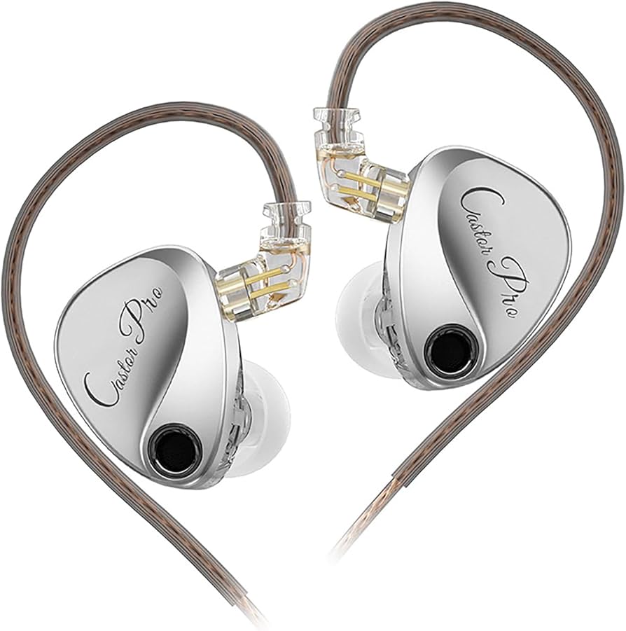 AUDIFONO DE MONITOR CASTOR BASS DUAL DRIVER DE 4 INTERRUPTORES