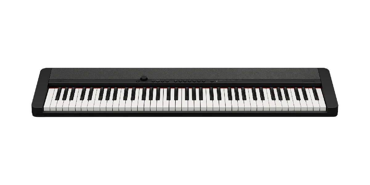 TECLADO CASIO CT-S1-76BK DE 76 TECLAS/ 61 TONOS/ 3 NIVELES DE SENSIBILIDAD/ POLIFONIA MAX 64