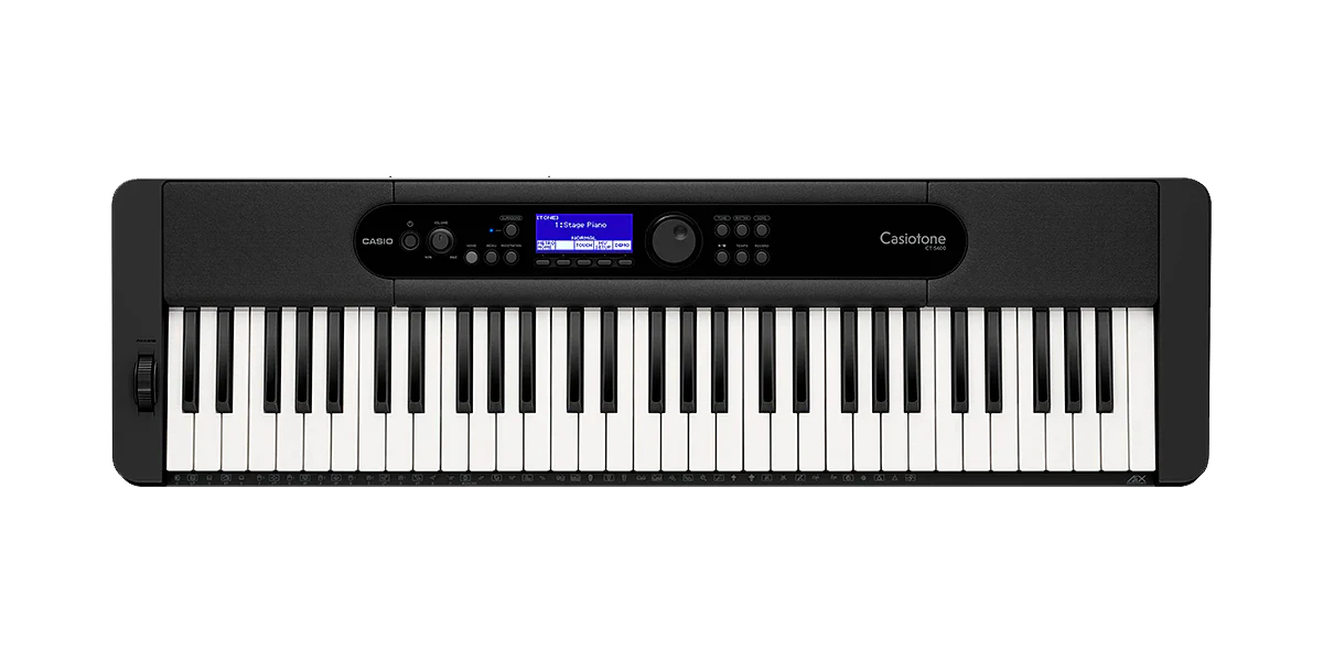 TECLADO CASIO CT-S400 DE 61 TECLAS / 48 SONIDOS / 600 TONOS / 200 RITMOS / 160 MELODIAS
