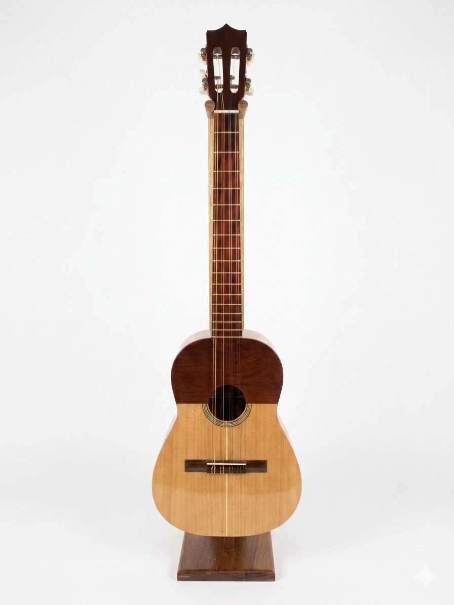 CUATRO MODELO 98 DE 17 TRASTE SEMI PROFESIONAL TECA Y CEDRO GUILLERMO TIMAURE