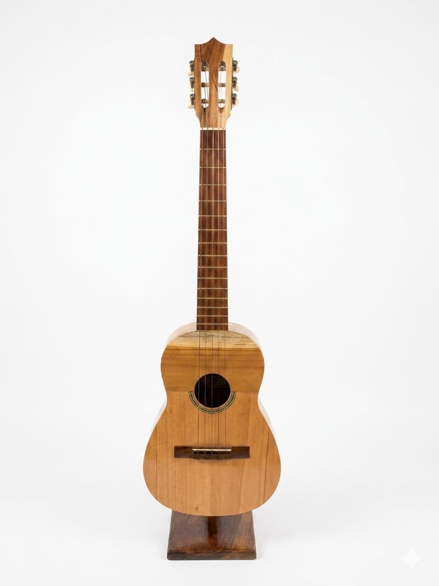 CUATRO MODELO 98 DE 17 TRASTE SEMI PROFESIONAL TECA Y CEDRO GUILLERMO TIMAURE
